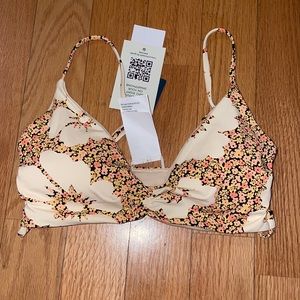 NWT Roxy Sweet Mahalo Triangle Athletic Top Size XS